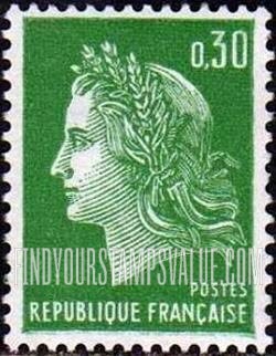 FindYourStampsValue: Marianne: Marianne Type of 1967