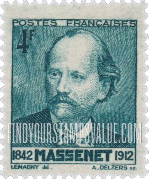 FindYourStampsValue: Jules Massenet