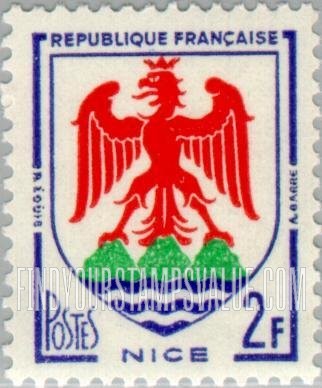 FindYourStampsValue: Arms of Nice