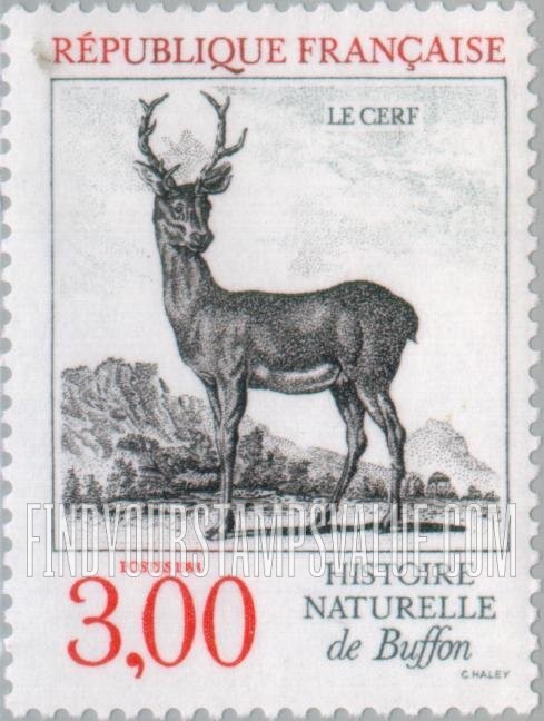 FindYourStampsValue: Buffon’s Natural History: Stag
