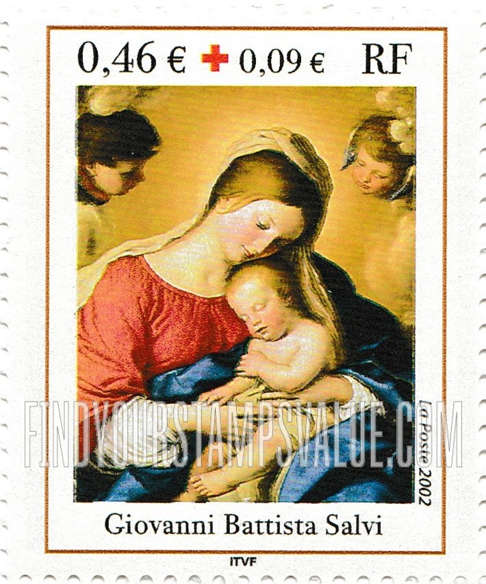FindYourStampsValue: SEMI-POSTAL - Infant Jesus Asleep, by Giovanni Battista Salvi
