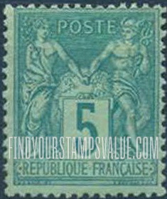 FindYourStampsValue: Peace and Commerce ("Type Sage")