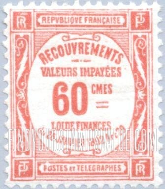 FindYourStampsValue: POSTAGE DUE - Recouvrements