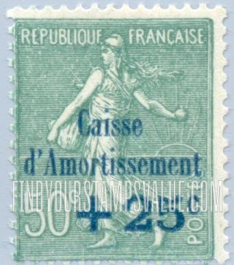 FindYourStampsValue: SEMI-POSTAL - Sower: Types of Regular Issues of 1903-07 Surcharged in Blue