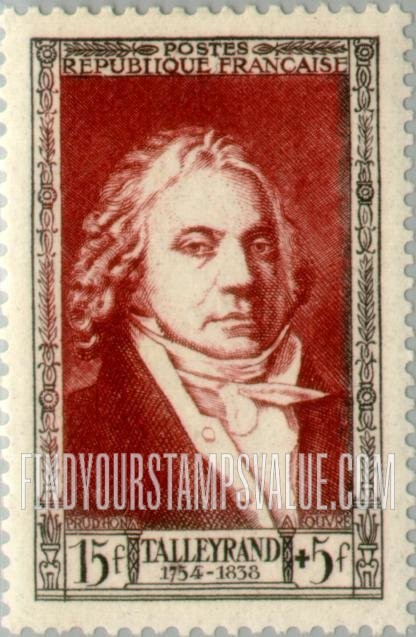 FindYourStampsValue: SEMI-POSTAL - C. M. Talleyrand