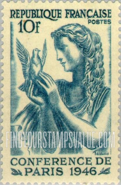 FindYourStampsValue: Holding the Dove of Peace