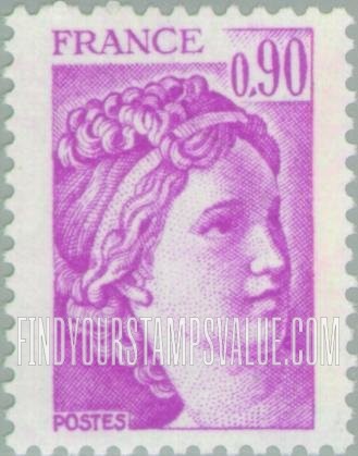 FindYourStampsValue: Sabine, after David: Sabine Type of 1977-78