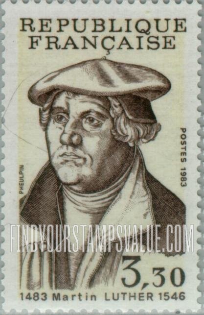 FindYourStampsValue: Martin Luther (1483-1546)