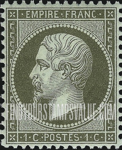 FindYourStampsValue: Emperor Napoleon III