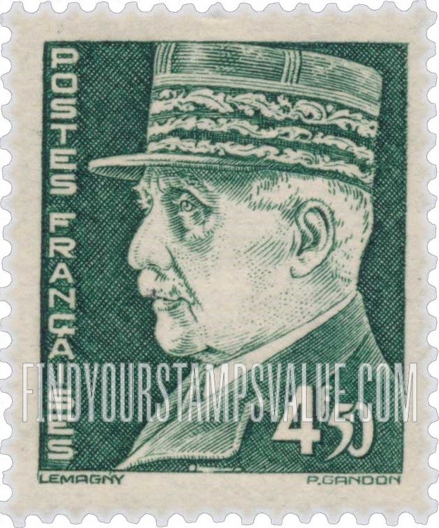 FindYourStampsValue: Marshal Pétain
