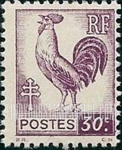 FindYourStampsValue: Gallic Cock