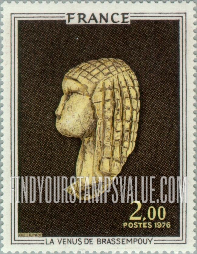 FindYourStampsValue: Venus of Brassempouy (Paleolithic)
