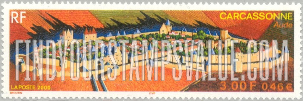 FindYourStampsValue: Tourism Series: Carcassonne