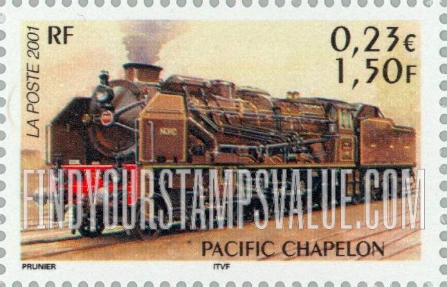 FindYourStampsValue: Trains: Pacific Chapelon