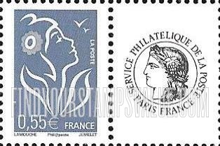 FindYourStampsValue: Marianne Type of 2005