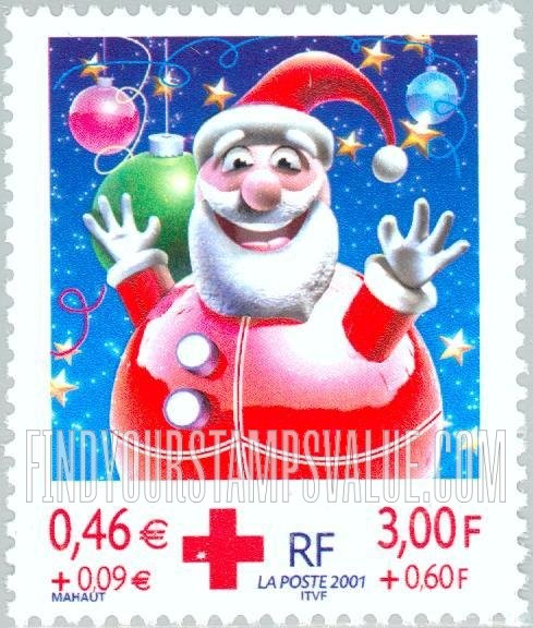FindYourStampsValue: SEMI-POSTAL - Santa Claus and Tree Ornaments
