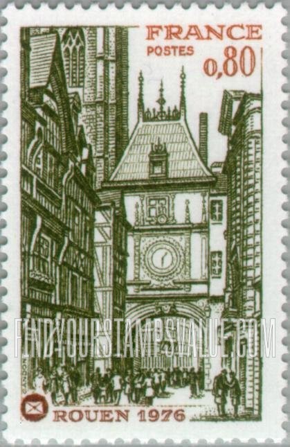 FindYourStampsValue: Gate, Rouen