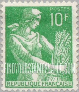 FindYourStampsValue: Farm Woman: Farm Woman Type of 1954