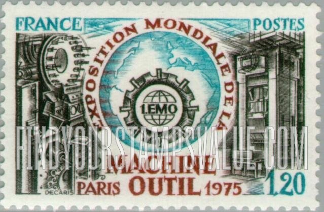 FindYourStampsValue: Machines, Globe, Emblem
