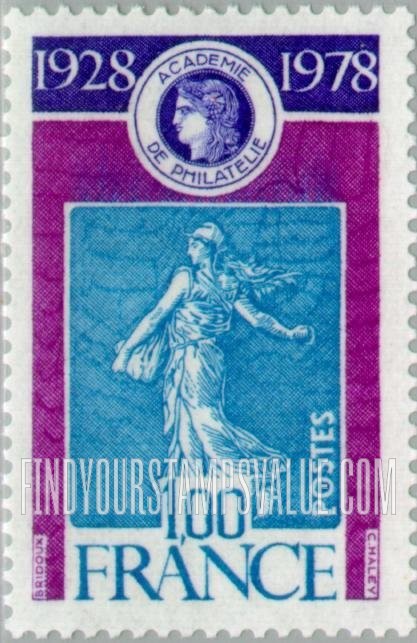 FindYourStampsValue: Sower Type of 1906-1937 and Academy Emblem