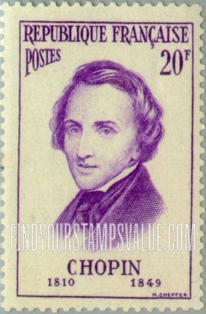 FindYourStampsValue: Frederic Chopin