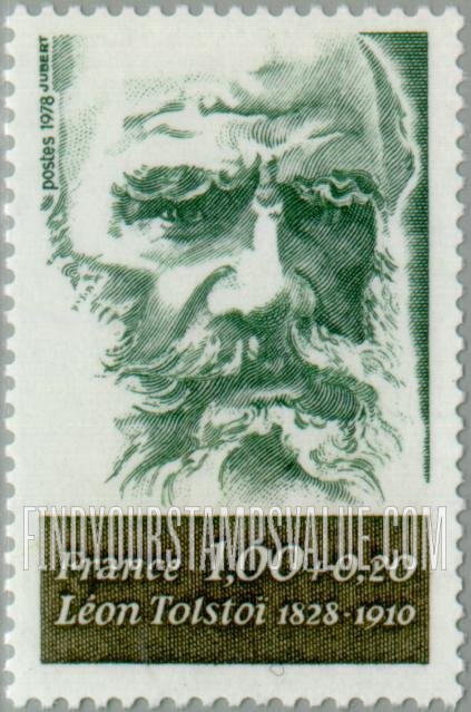 FindYourStampsValue: SEMI-POSTAL - Leo Tolstoi (1828-1910), Russian writer