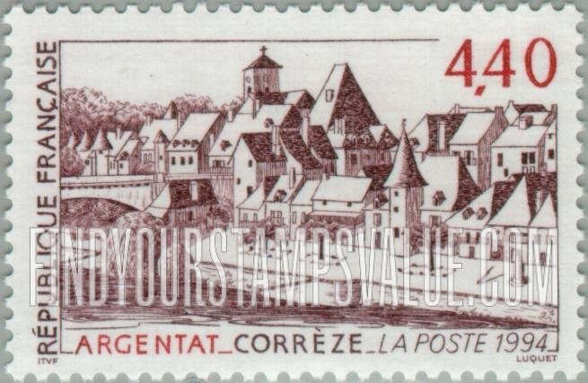 FindYourStampsValue: Tourism Series: Argentat