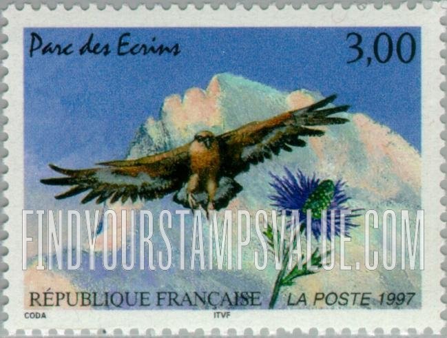 FindYourStampsValue: National Parks Type of 1996: Parc des Ecrins