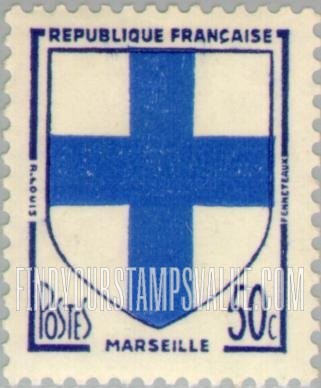 FindYourStampsValue: Arms of Marseille