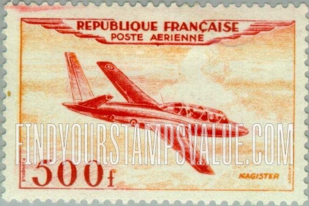 FindYourStampsValue: AIR POST - Planes: Miles Magister