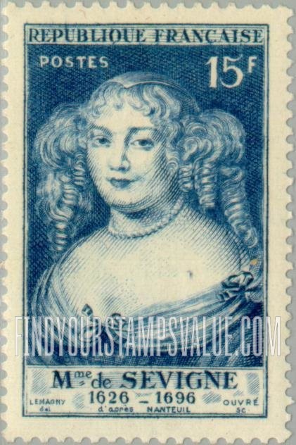FindYourStampsValue: Marie de Sévigné