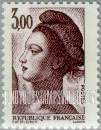 FindYourStampsValue: Liberty, after Delacroix