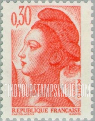 FindYourStampsValue: Liberty, after Delacroix
