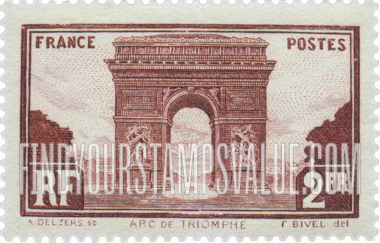 FindYourStampsValue: Arc de Triumphe