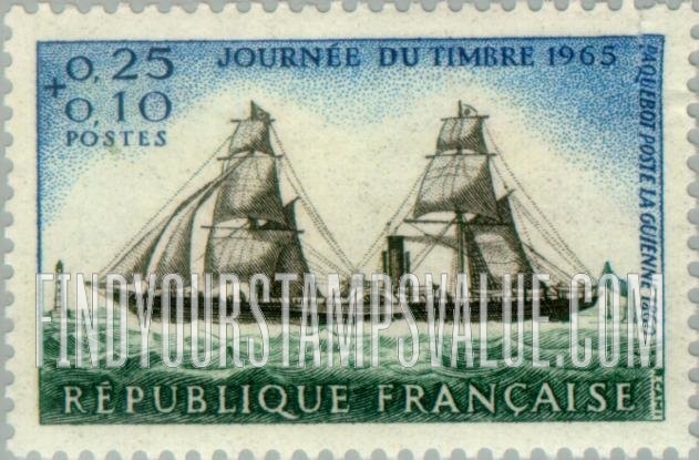 FindYourStampsValue: SEMI-POSTAL - Packet “La Guienne”
