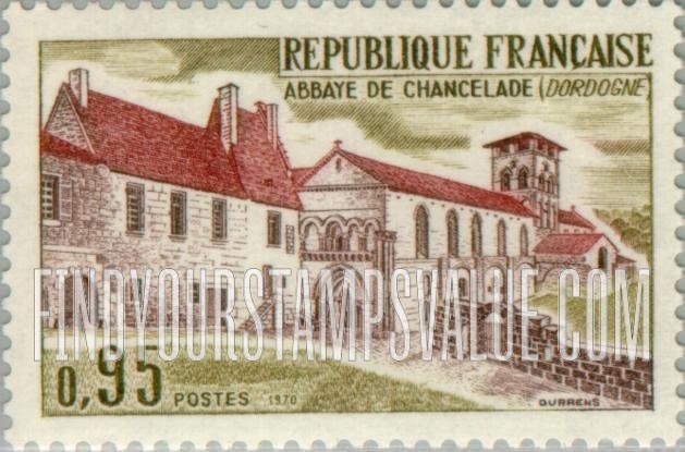 FindYourStampsValue: Chancelade Abbey, Dordogne