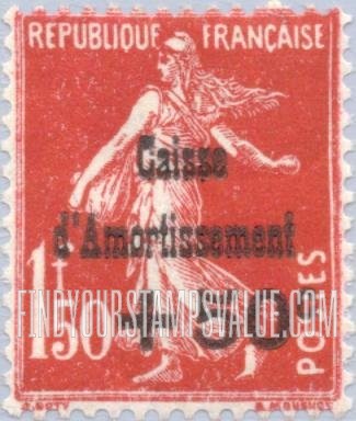 FindYourStampsValue: SEMI-POSTAL - Sower: Types of 1903-07 Issues Surcharged