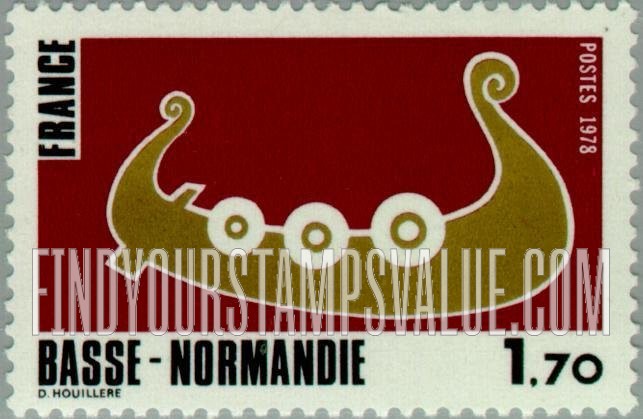 FindYourStampsValue: Regions of France: Lower Normandy