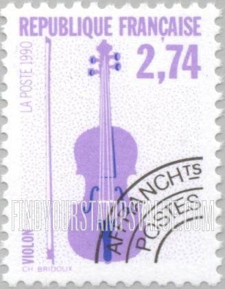 FindYourStampsValue: Musical Instrument Type of 1989: Violin