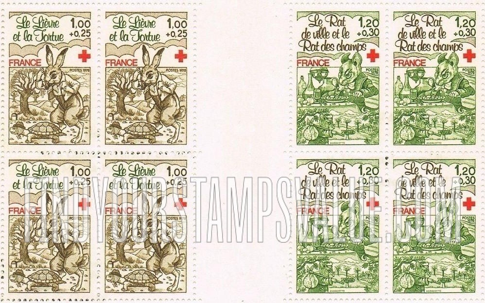 FindYourStampsValue: SEMI-POSTAL - The Hare & the Tortoise and The City Mouse & the Country Mouse
