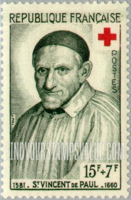 FindYourStampsValue: SEMI-POSTAL - St. Vincent de Paul