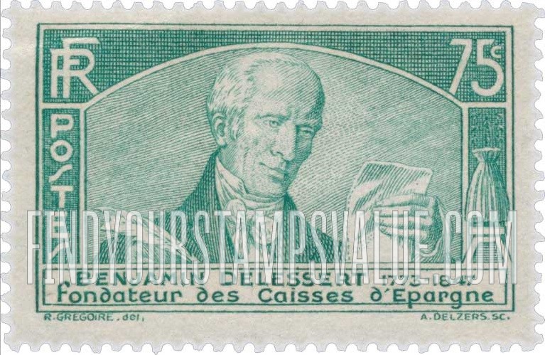 FindYourStampsValue: Benjamin Delessert