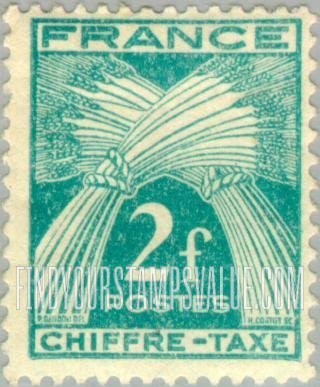 FindYourStampsValue: POSTAGE DUE - Sheaves of Wheat