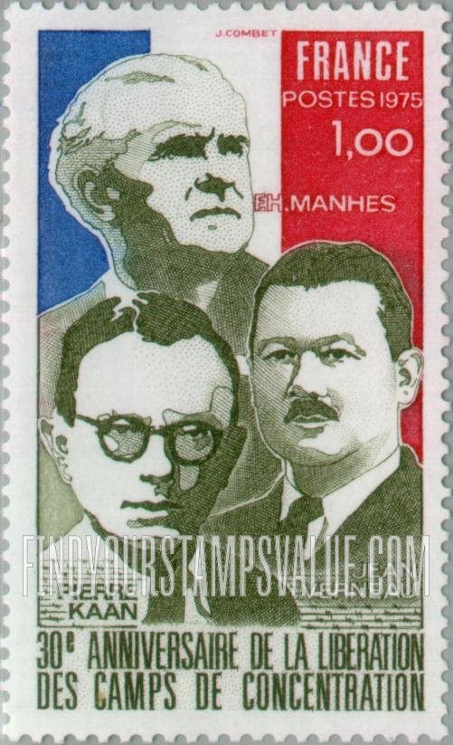 FindYourStampsValue: French Flag, F.-H. Manhes, Jean Verneau, Pierre Kaan