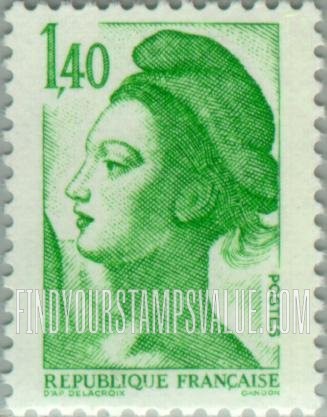 FindYourStampsValue: Liberty, after Delacroix