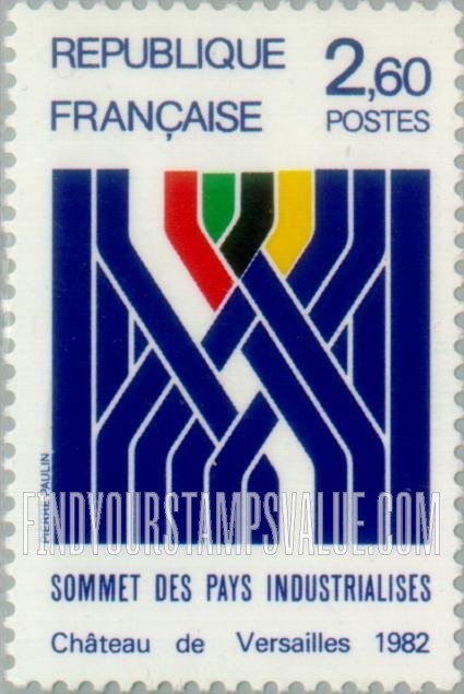 FindYourStampsValue: Industrialized Countries’ Summit Meeting, Versailles, June 4-6