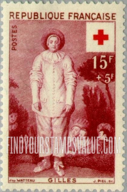 FindYourStampsValue: SEMI-POSTAL - Gilles by Watteau