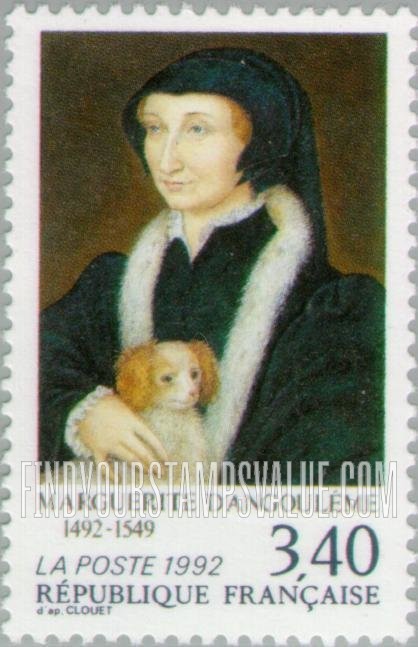 FindYourStampsValue: Marguerite d’Angouleme (1492-1549)