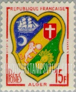 FindYourStampsValue: Arms of Algiers