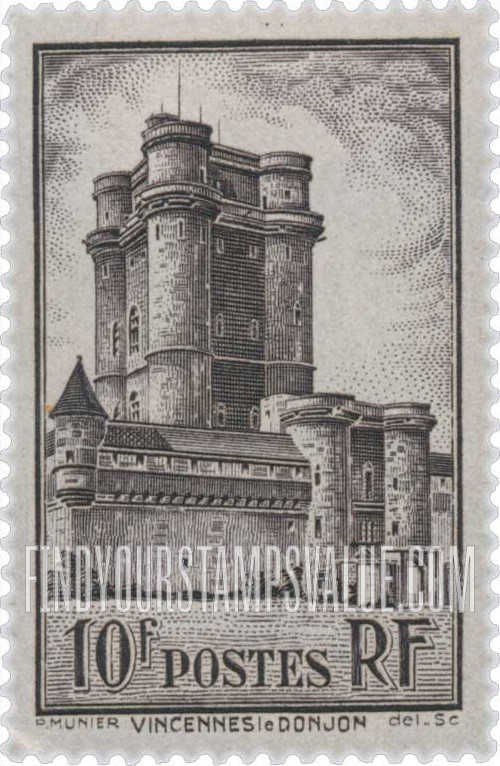 FindYourStampsValue: Keep and Gate of Vincennes